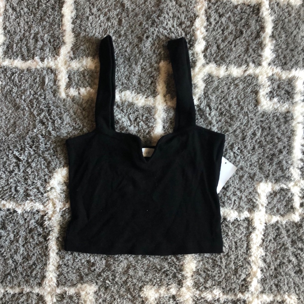 Black Crop Top